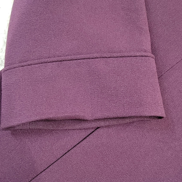 Jones New York Suit Jacket Plum Color Blazer Gold Buttons Size 12 - Picture 8 of 16
